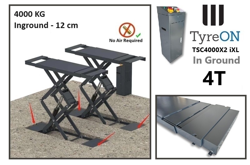 TyreON TSC4000X2 iXL - inbouw schaarhefbrug 4T schaarbrug - Image 2