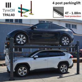 TPAL40 mobiele 4 koloms parkeerlift 4T - 2 auto's