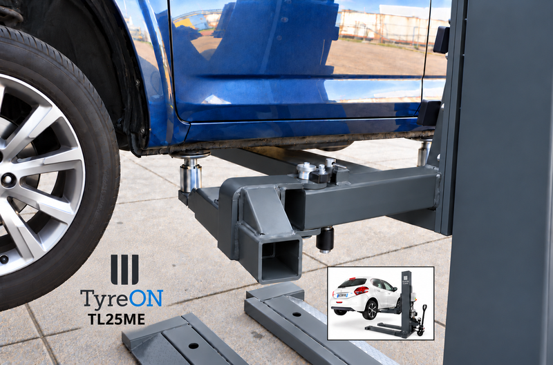 TyreON TL25ME mobiele 1-koloms autobrug – 230 V - grafiet grijs - Image 4