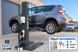 TyreON TL25ME mobiele 1-koloms autobrug – 230 V - grafiet grijs