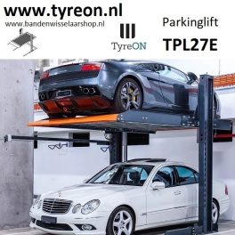 TPL27E-1 2.7T parkeerlift - parkeerbrug - 2 kolommen - 2 auto's