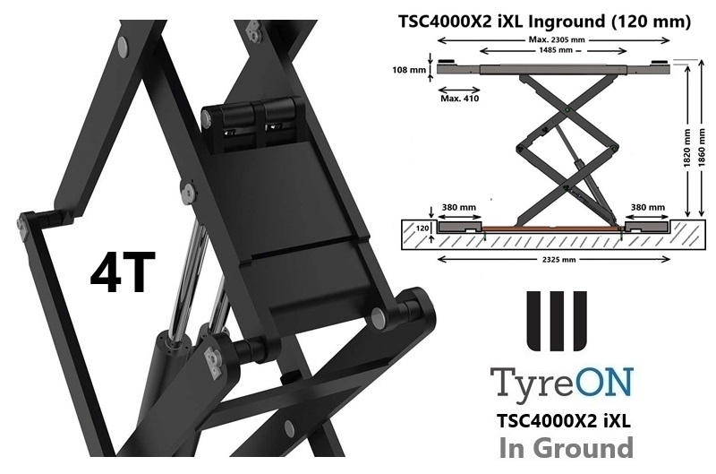 TyreON TSC4000X2 iXL - inbouw schaarhefbrug 4T schaarbrug - Image 12